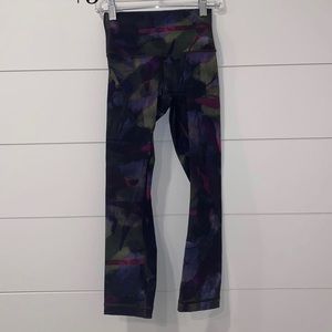 Lululemon leggings multicolor cropped leg